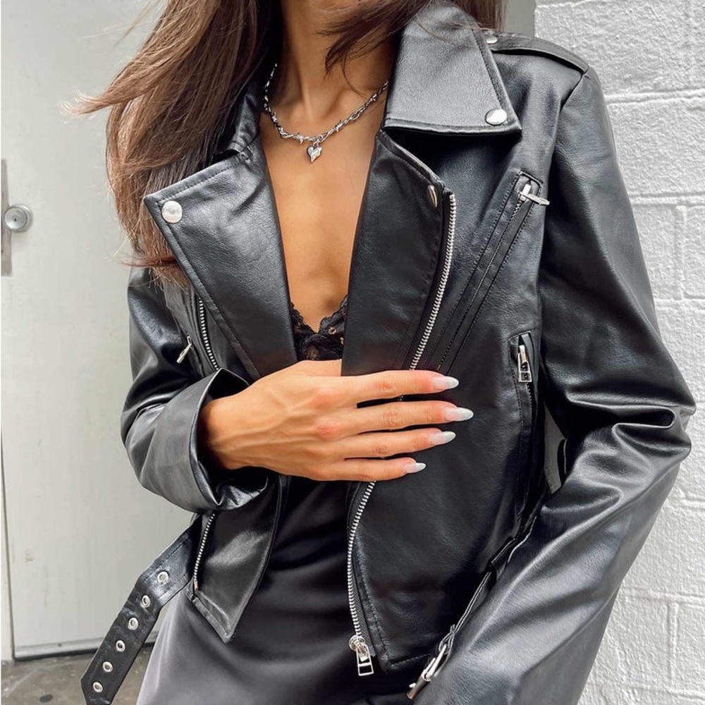 Princess Polly | THE ZEPPELIN Faux Leather Jacket